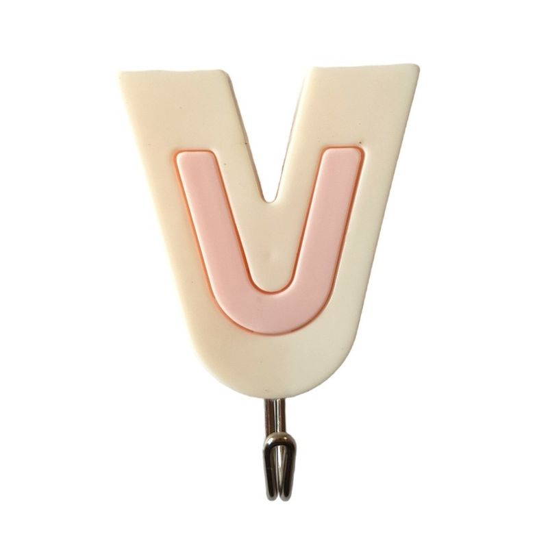 Casa si Gradina - Sanitare - Suporturi si accesorii baie - Accesorii baie - Set 4 cuiere pentru baie sau bucatarie, roz, WC-129 - Infinity.ro