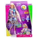 Jucarii, Copii si Bebe - Jucarii si jocuri - Papusi si accesorii - Papusi - Papusa Barbie extra flower power - Infinity.ro