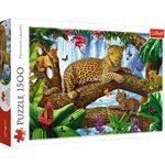 Jucarii, Copii si Bebe - Jucarii si jocuri - Jocuri si puzzle - Puzzle - Puzzle Trefl 1500 jaguar intr-o pauza odihnitoare - Infinity.ro