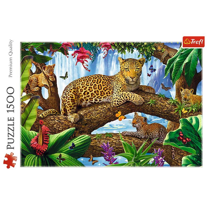 Jucarii, Copii si Bebe - Jucarii si jocuri - Jocuri si puzzle - Puzzle - Puzzle Trefl 1500 jaguar intr-o pauza odihnitoare - Infinity.ro