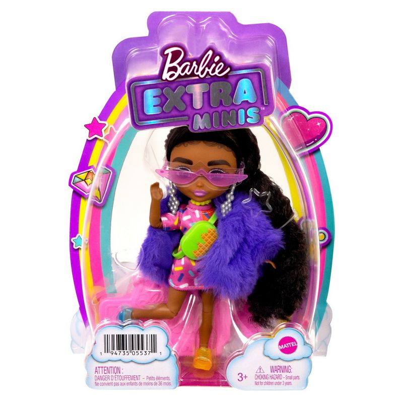 Jucarii, Copii si Bebe - Jucarii si jocuri - Papusi si accesorii - Papusi - Barbie papusa Barbie extra mini bruneta - Infinity.ro