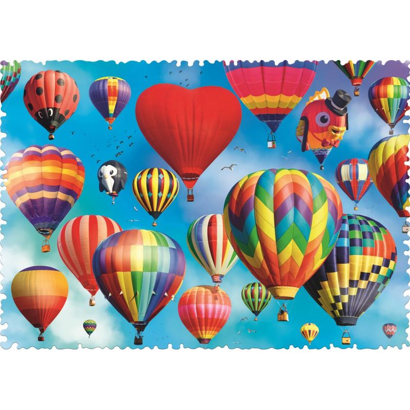 Jucarii, Copii si Bebe - Jucarii si jocuri - Jocuri si puzzle - Puzzle - Puzzle Trefl 600 cu piese ciudate - baloane colorate - Infinity.ro