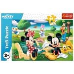 Jucarii, Copii si Bebe - Jucarii si jocuri - Jocuri si puzzle - Puzzle - Puzzle Trefl 24 Maxi Mickey Mouse intre prieteni - Infinity.ro