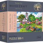 Jucarii, Copii si Bebe - Jucarii si jocuri - Jocuri si puzzle - Puzzle - Puzzle Trefl din lemn 500+1 piese portul in timpul verii - Infinity.ro