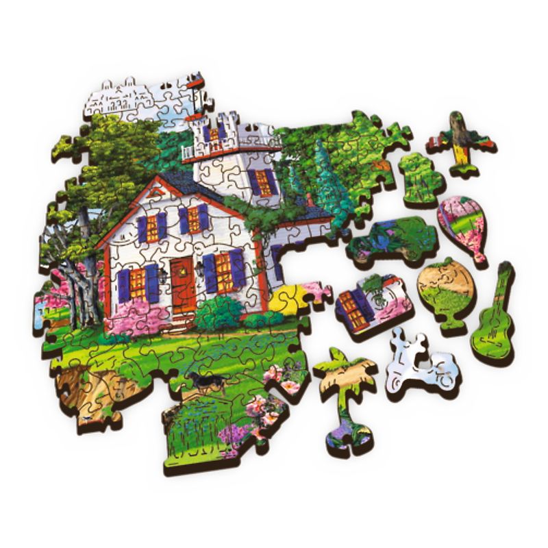 Jucarii, Copii si Bebe - Jucarii si jocuri - Jocuri si puzzle - Puzzle - Puzzle Trefl din lemn 500+1 piese portul in timpul verii - Infinity.ro
