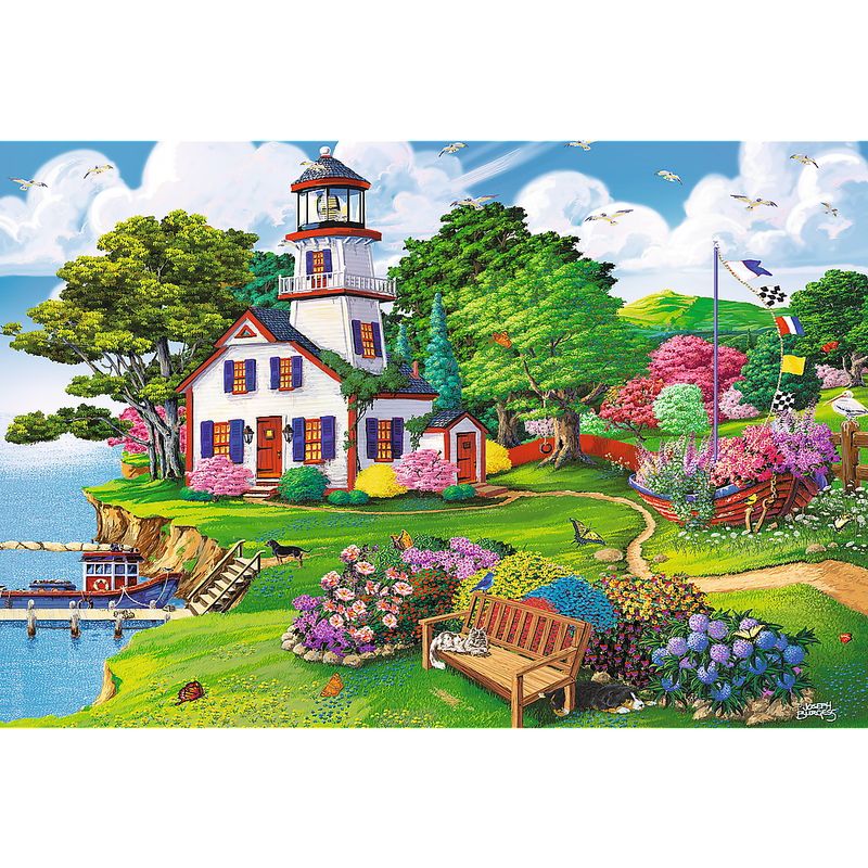 Jucarii, Copii si Bebe - Jucarii si jocuri - Jocuri si puzzle - Puzzle - Puzzle Trefl din lemn 500+1 piese portul in timpul verii - Infinity.ro