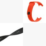 Laptop, Telefoane si Tablete/Wearables si gadgeturi/Wearables/Accesorii wearables - Set 2 curele kwmobile pentru Xiaomi Redmi Smart Band Pro, Silicon, Negru/Portocaliu, 57425.05 - Infinity.ro