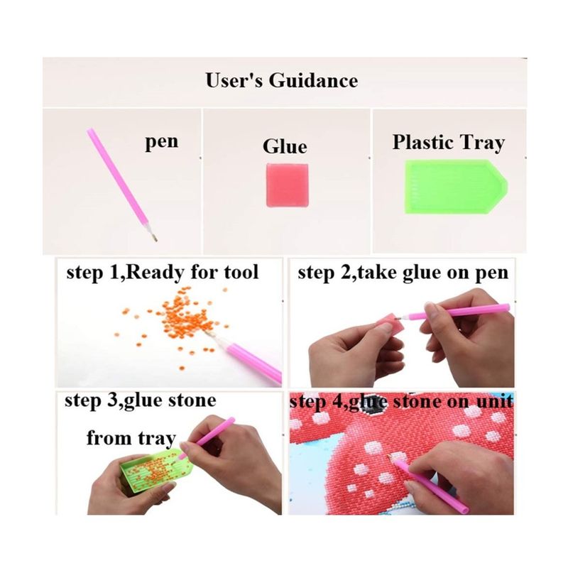 Jucarii, Copii si Bebe - Jucarii si jocuri - Jucarii & jocuri educative - Seturi pictura si desen - Set pictura cu diamante 5D, model Paris, 50 cm, 174918C-3 - Infinity.ro