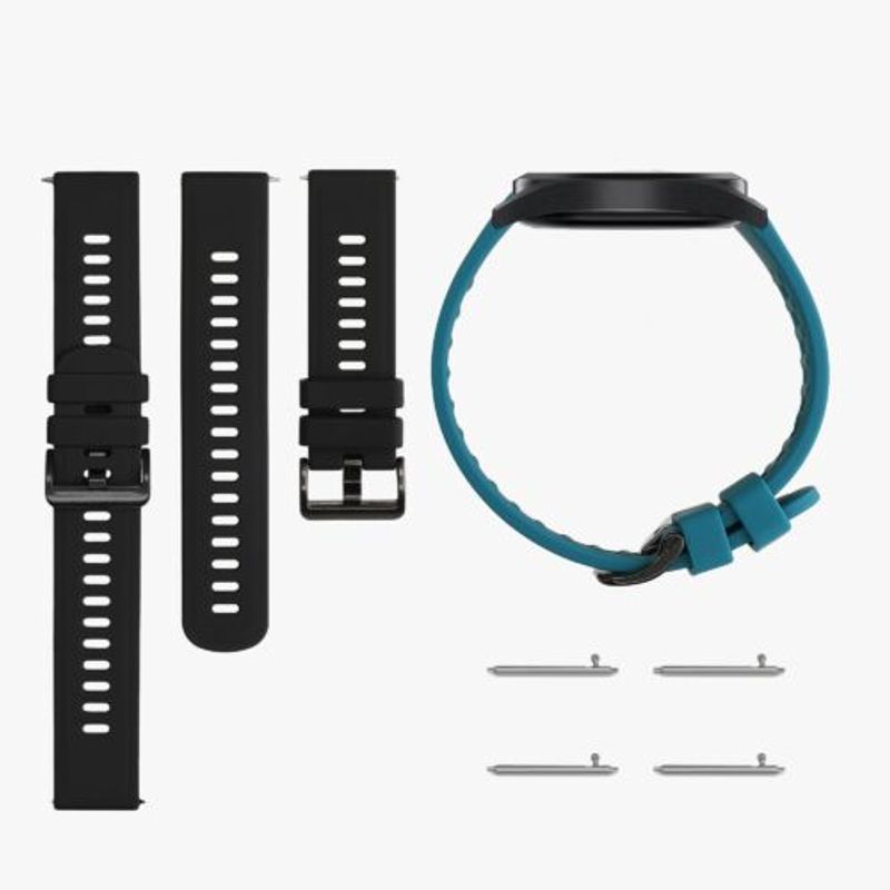 Laptop, Telefoane si Tablete - Wearables si gadgeturi - Wearables - Accesorii wearables - Set 2 curele pentru AGPTEK LW11, Kwmobile, Verde/Negru, Silicon, 56653.57 - Infinity.ro