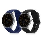 Laptop, Telefoane si Tablete - Wearables si gadgeturi - Wearables - Accesorii wearables - Set 2 curele pentru Blackview X1, Kwmobile, Negru/Albastru, Silicon, 58170.01 - Infinity.ro