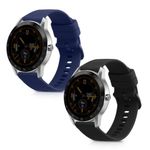 Laptop, Telefoane si Tablete - Wearables si gadgeturi - Wearables - Accesorii wearables - Set 2 curele pentru Blackview X1, Kwmobile, Negru/Albastru, Silicon, 58170.01 - Infinity.ro