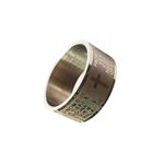 Fashion, accesorii si bijuterii - Barbati - Bijuterii barbati - Inele barbati - Inel cu rugaciune in spaniola, argintiu, argintiu,21, BR79-4 - Infinity.ro