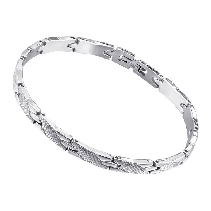 Fashion, accesorii si bijuterii - Barbati - Bijuterii barbati - Bratari barbati - Bratara din otel inoxidabil, Grad chirurgical 316L, Impletit, A4S7681 - Infinity.ro