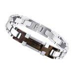 Fashion, accesorii si bijuterii - Barbati - Bijuterii barbati - Bratari barbati - Bratara din otel inoxidabil, Grad chirurgical 316L, Titan, A4S8079 - Infinity.ro