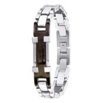 Fashion, accesorii si bijuterii - Barbati - Bijuterii barbati - Bratari barbati - Bratara din otel inoxidabil, Grad chirurgical 316L, Titan, A4S8079 - Infinity.ro