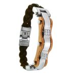 Fashion, accesorii si bijuterii - Barbati - Bijuterii barbati - Bratari barbati - Bratara din otel inoxidabil, Grad chirurgical 316L, Combinate, A4S1888 - Infinity.ro