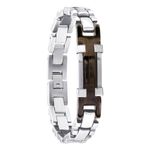 Fashion, accesorii si bijuterii - Barbati - Bijuterii barbati - Bratari barbati - Bratara din otel inoxidabil, Grad chirurgical 316L, Titan, A4S8079 - Infinity.ro