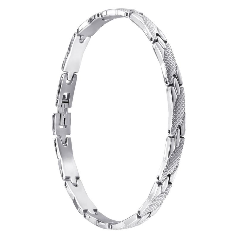 Fashion, accesorii si bijuterii - Barbati - Bijuterii barbati - Bratari barbati - Bratara din otel inoxidabil, Grad chirurgical 316L, Impletit, A4S7681 - Infinity.ro