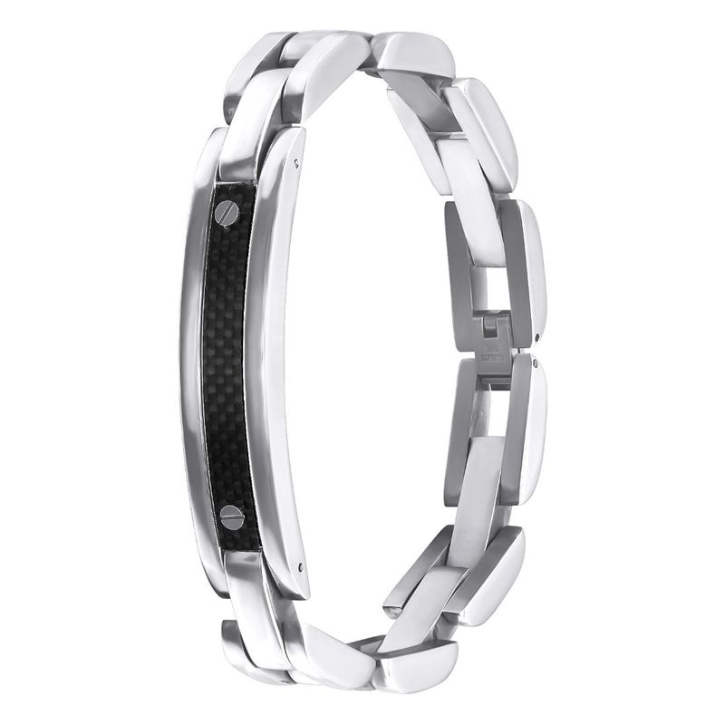 Fashion, accesorii si bijuterii - Barbati - Bijuterii barbati - Bratari barbati - Bratara din otel inoxidabil, Grad chirurgical 316L, Zale, A4S6210 - Infinity.ro