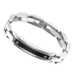 Fashion, accesorii si bijuterii - Barbati - Bijuterii barbati - Bratari barbati - Bratara din otel inoxidabil, Grad chirurgical 316L, Zale, A4S6210 - Infinity.ro