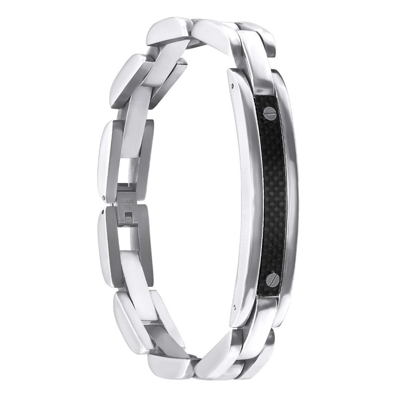 Fashion, accesorii si bijuterii - Barbati - Bijuterii barbati - Bratari barbati - Bratara din otel inoxidabil, Grad chirurgical 316L, Zale, A4S6210 - Infinity.ro