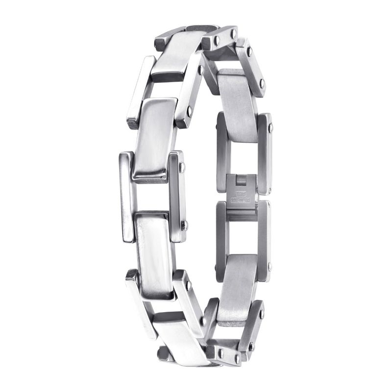 Fashion, accesorii si bijuterii - Barbati - Bijuterii barbati - Bratari barbati - Bratara din otel inoxidabil, Grad chirurgical 316L, Lant, A4S1872 - Infinity.ro