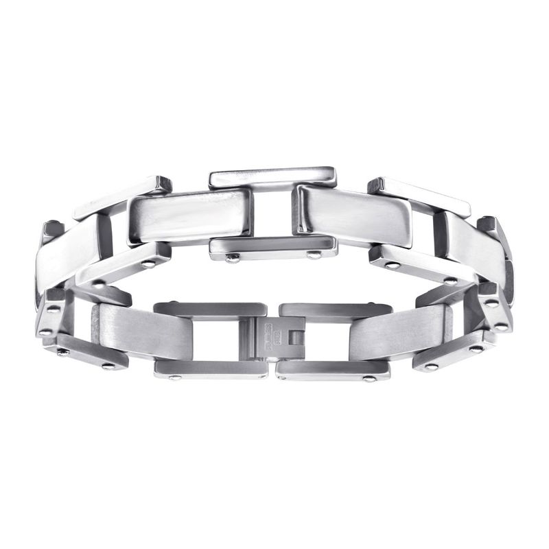 Fashion, accesorii si bijuterii - Barbati - Bijuterii barbati - Bratari barbati - Bratara din otel inoxidabil, Grad chirurgical 316L, Lant, A4S1872 - Infinity.ro