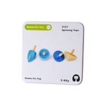 Jucarii, Copii si Bebe - Jucarii si jocuri - Jucarii & jocuri educative - Jucarii interactive - Spinner sub forma de titirezi din lemn, 4 piese, 3TOY - Infinity.ro