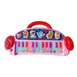 Jucarii, Copii si Bebe - Jucarii si jocuri - Jucarii de rol - Instrumente muzicale de jucarie - Pian interactiv pentru copii cu butoane care emit diverse melodii, roz, 30 cm LTOY52-1 - Infinity.ro