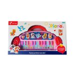 Jucarii, Copii si Bebe - Jucarii si jocuri - Jucarii de rol - Instrumente muzicale de jucarie - Pian interactiv pentru copii cu butoane care emit diverse melodii, roz, 30 cm LTOY52-1 - Infinity.ro