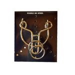 Jucarii, Copii si Bebe - Jucarii si jocuri - Jocuri si puzzle - Puzzle - Puzzle brain twister din metal, Pentru copii si adolescenti, 10 cm, 476CUB-1 - Infinity.ro