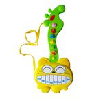 Jucarii, Copii si Bebe - Jucarii si jocuri - Jucarii de rol - Instrumente muzicale de jucarie - Chitara interactiv pentru copii cu butoane care emit diverse melodii, galben, 36 cm LTOY50 - Infinity.ro