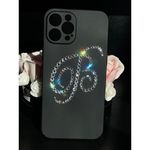 Laptop, Telefoane si Tablete - Telefoane mobile si accesorii - Accesorii Telefoane - Huse telefoane - Husa cristale Swarovski personalizata , compatibila cu iphone 13 Pro , negru - Infinity.ro