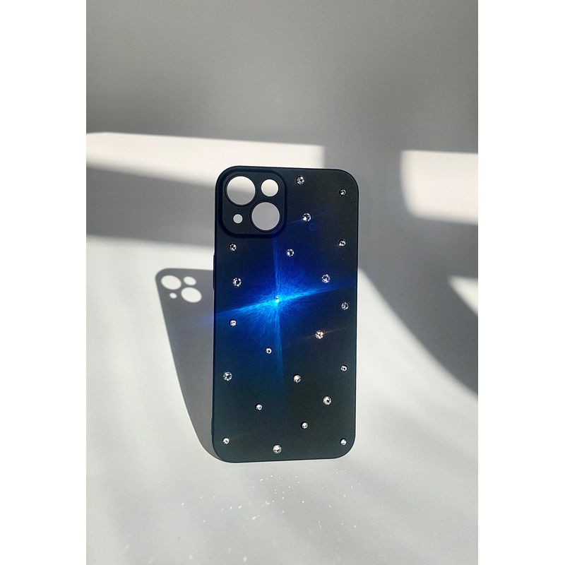 Laptop, Telefoane si Tablete - Telefoane mobile si accesorii - Accesorii Telefoane - Huse telefoane - Husa cristale Swarovski , compatibila cu iphone 13 Pro , negru - Infinity.ro