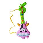 Jucarii, Copii si Bebe - Jucarii si jocuri - Jucarii de rol - Instrumente muzicale de jucarie - Chitara interactiv pentru copii cu butoane care emit diverse melodii, roz, 42 cm LTOY51 - Infinity.ro
