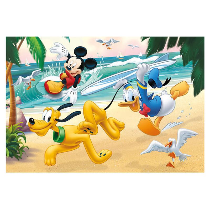 Jucarii, Copii si Bebe - Jucarii si jocuri - Jocuri si puzzle - Puzzle - Puzzle 2 in 1 - Mickey campionul (2 x 77 piese) - Infinity.ro