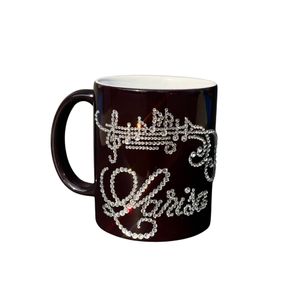 Cana personalizata cu cristale Larisa, 325 ml