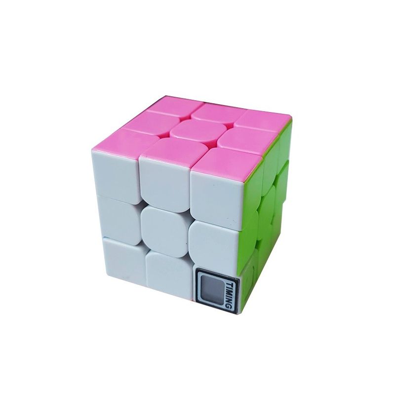 Jucarii, Copii si Bebe - Jucarii si jocuri - Jucarii & jocuri educative - Jucarii interactive - Cub Magic 3x3x3 Magic cu Timer, Stickerless, 327CUB - Infinity.ro
