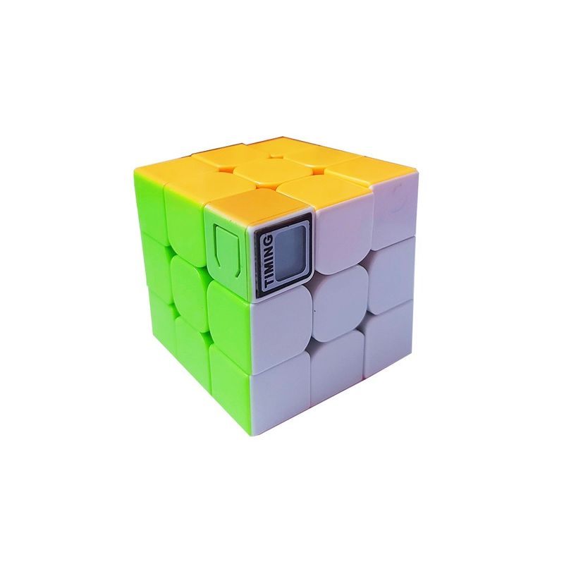 Jucarii, Copii si Bebe - Jucarii si jocuri - Jucarii & jocuri educative - Jucarii interactive - Cub Magic 3x3x3 Magic cu Timer, Stickerless, 327CUB - Infinity.ro