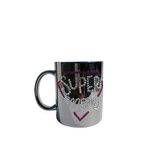 Casa si Gradina - Bucatarie si vesela - Cani si pahare - Cani si cesti - Cana personalizata cu cristale Super mom , 325 ml - Infinity.ro