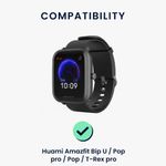 Laptop, Telefoane si Tablete - Wearables si gadgeturi - Wearables - Accesorii wearables - Docking stand pentru Huami Amazfit Bip U/Amazfit Pop Pro/Amazfit T-Rex Pro, Kwmobile, Negru/Argintiu, Metal, 58727.01 - Infinity.ro