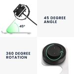 Laptop, Telefoane si Tablete - Wearables si gadgeturi - Wearables - Accesorii wearables - Docking stand pentru Huami Amazfit Bip U/Amazfit Pop Pro/Amazfit T-Rex Pro, Kwmobile, Negru/Argintiu, Metal, 58727.01 - Infinity.ro