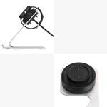 Laptop, Telefoane si Tablete - Wearables si gadgeturi - Wearables - Accesorii wearables - Docking stand pentru Huami Amazfit Bip U/Amazfit Pop Pro/Amazfit T-Rex Pro, Kwmobile, Negru/Argintiu, Metal, 58727.01 - Infinity.ro