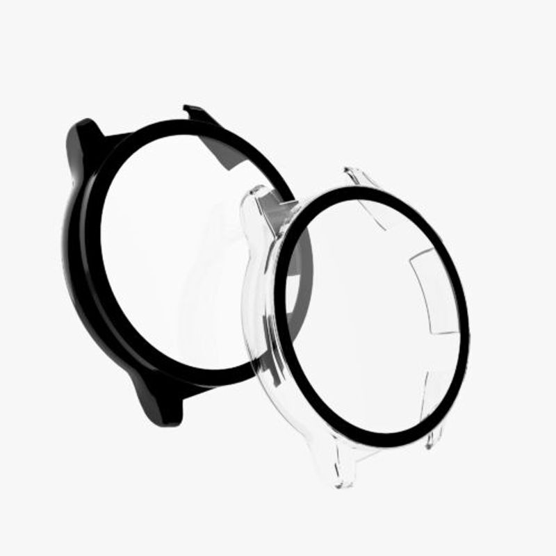 Laptop, Telefoane si Tablete - Wearables si gadgeturi - Wearables - Accesorii wearables - Set 2 huse pentru Honor Watch GS 3, Kwmobile, Negru/Transparent, Plastic, 58188.01 - Infinity.ro