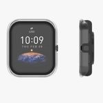 Laptop, Telefoane si Tablete - Wearables si gadgeturi - Wearables - Accesorii wearables - Set 2 huse kwmobile pentru Huami Bip 3/Bip 3 Pro, Plastic, Transparent/Negru, 59811.02 - Infinity.ro