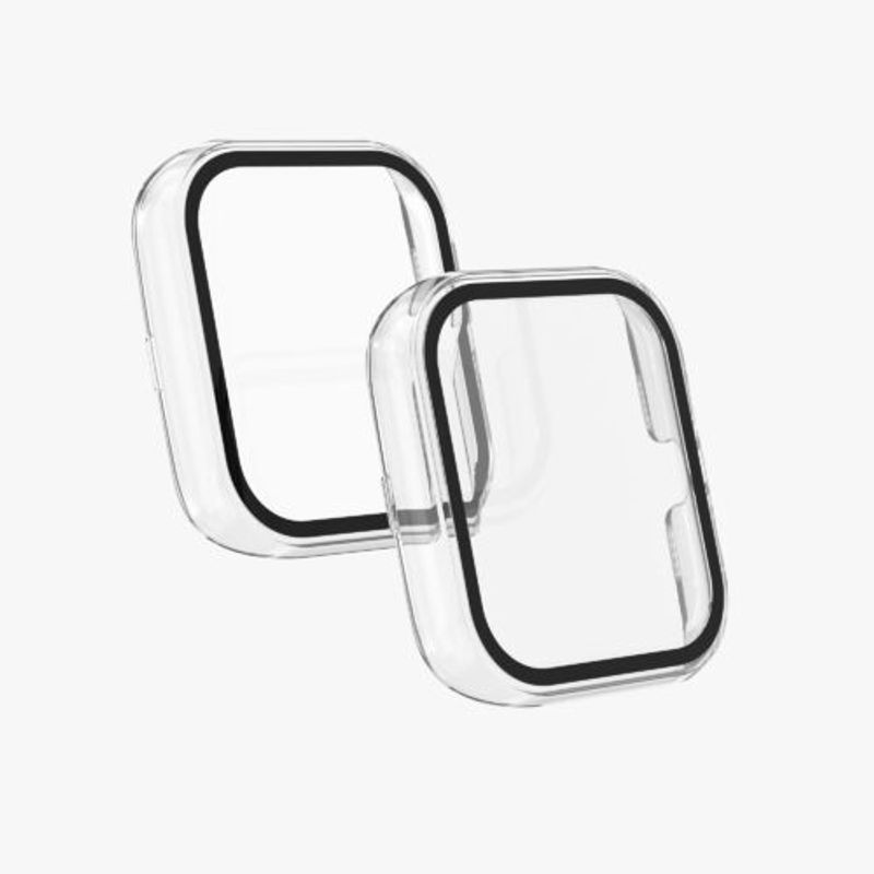 Laptop, Telefoane si Tablete - Wearables si gadgeturi - Wearables - Accesorii wearables - Set 2 huse kwmobile pentru Huami Bip 3/Bip 3 Pro, Plastic, Transparent/Negru, 59811.02 - Infinity.ro