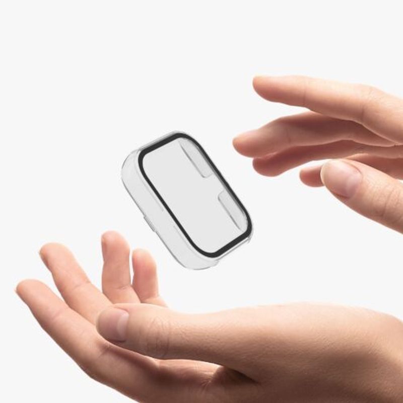 Laptop, Telefoane si Tablete - Wearables si gadgeturi - Wearables - Accesorii wearables - Set 2 huse kwmobile pentru Huami Bip 3/Bip 3 Pro, Plastic, Transparent/Negru, 59811.02 - Infinity.ro