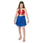 Jucarii, Copii si Bebe - Jucarii si jocuri - Jucarii de rol - Masti si costume copii - Costum Wonder Woman Deluxe pentru fete 128 cm 7-8 ani - Infinity.ro