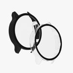 Laptop, Telefoane si Tablete - Wearables si gadgeturi - Wearables - Accesorii wearables - Set 2 huse pentru Xiaomi Mi Watch/Mi Watch Color Sport, Kwmobile, Negru/Transparent, Plastic, 58467.01 - Infinity.ro