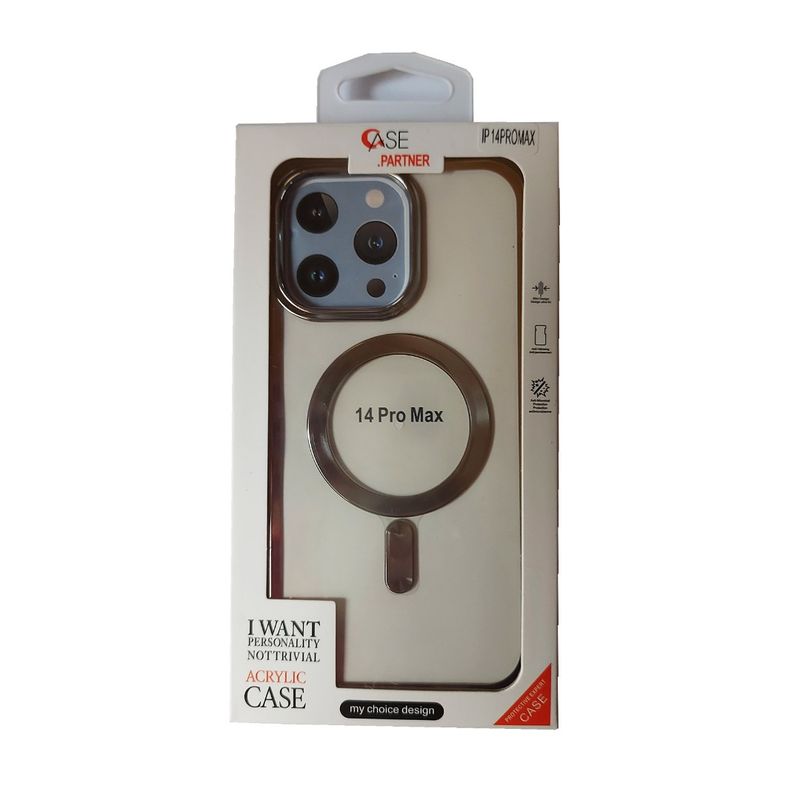 Laptop, Telefoane si Tablete - Telefoane mobile si accesorii - Accesorii Telefoane - Huse telefoane - Husa telefon compatibila cu Apple iPhone 14 Pro Max, Silver, 435HT - Infinity.ro